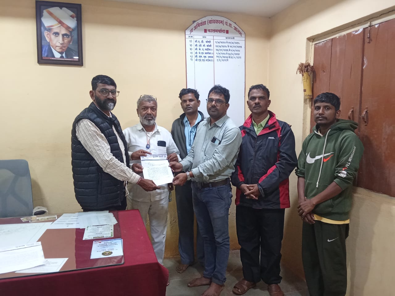 Repair of Peranoli Vajre road Bahujan Mukti Party demands